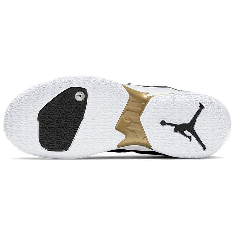 Air Jordan Why Not Zer0.4 PF Family Unisex Sneakers Black White Metallic-Gold CQ4231-001