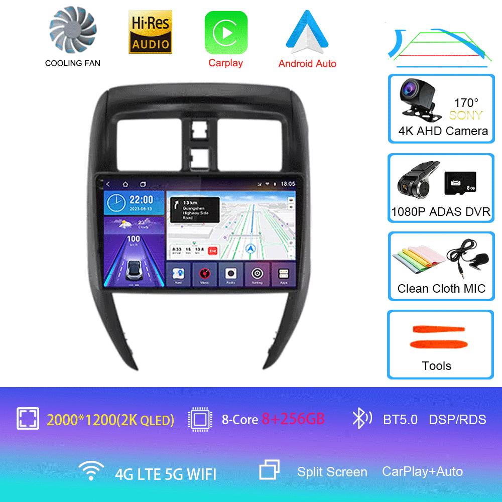 Android Car Radio Video Player для Nissan Versa sedan 2015-2019 GPS-навигация Carplay Auto Stereo Player WIFI 4G DSP 360 камера