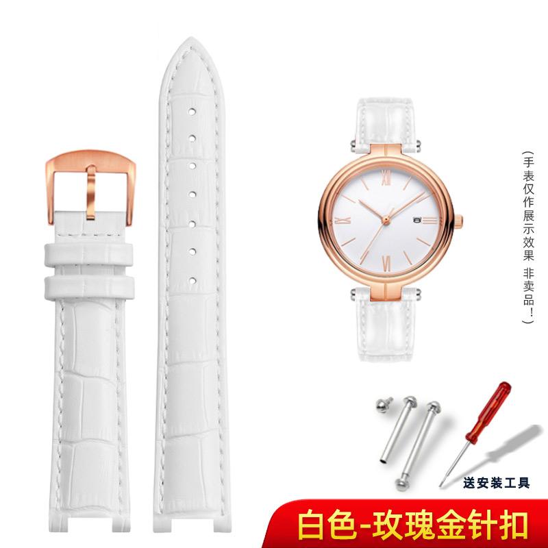 Вогнутый сменный кожаный ремешок-интерфейс для женских часов Folli Follie Rossini Casio tianwang Браслет Индивидуальный размер Цвет