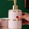 Soap Pump Bottle Bathroom Countertop Liquid Soap Dispenser for Bath Sink, Powder Room, and Guest Bath Hand Wash Use Daily