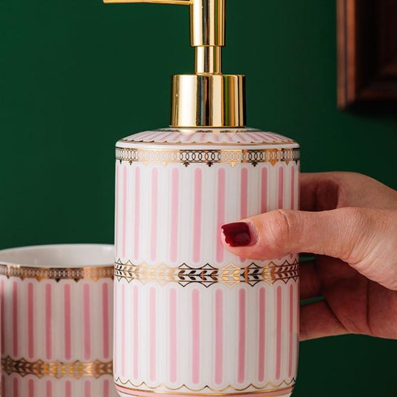 Soap Pump Bottle Bathroom Countertop Liquid Soap Dispenser for Bath Sink, Powder Room, and Guest Bath Hand Wash Use Daily