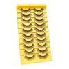 Eyelashes 3D Effect Realistic Curled Russian Volume Eyelashes Makeup Prop Daily Life