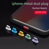 Metal Dust Plug for iPhone 14/13 Pro Max Charging Port and Headphone Jack