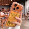 Чехол iPhone 17 Pro Max с золотой фольгой Бога Богатства, Полное покрытие, Ударопрочный, Силиконовый, Прозрачный, Креативный, Премиальный, Новогоднее издание