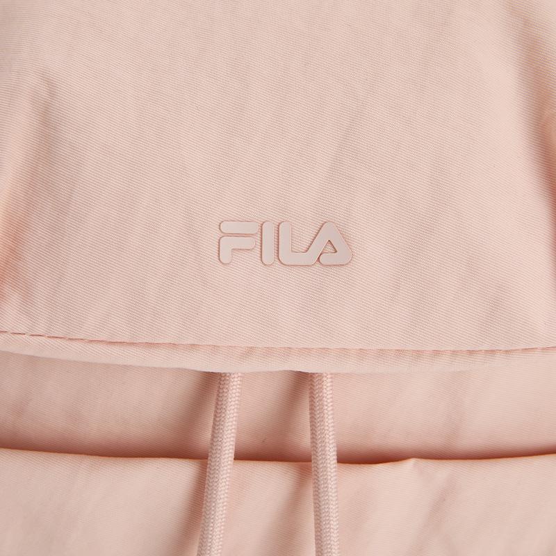 FILA Original Simple Classic Commuter Versatile Lightweight Practical Fabric Backpack Women backpack Light-Pink F13W629165FLP