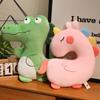 Cartoon Soft Unicorn Throw Pillow Plush Toy Doll Zebra Duck Doll Girl Company Soothing Doll
