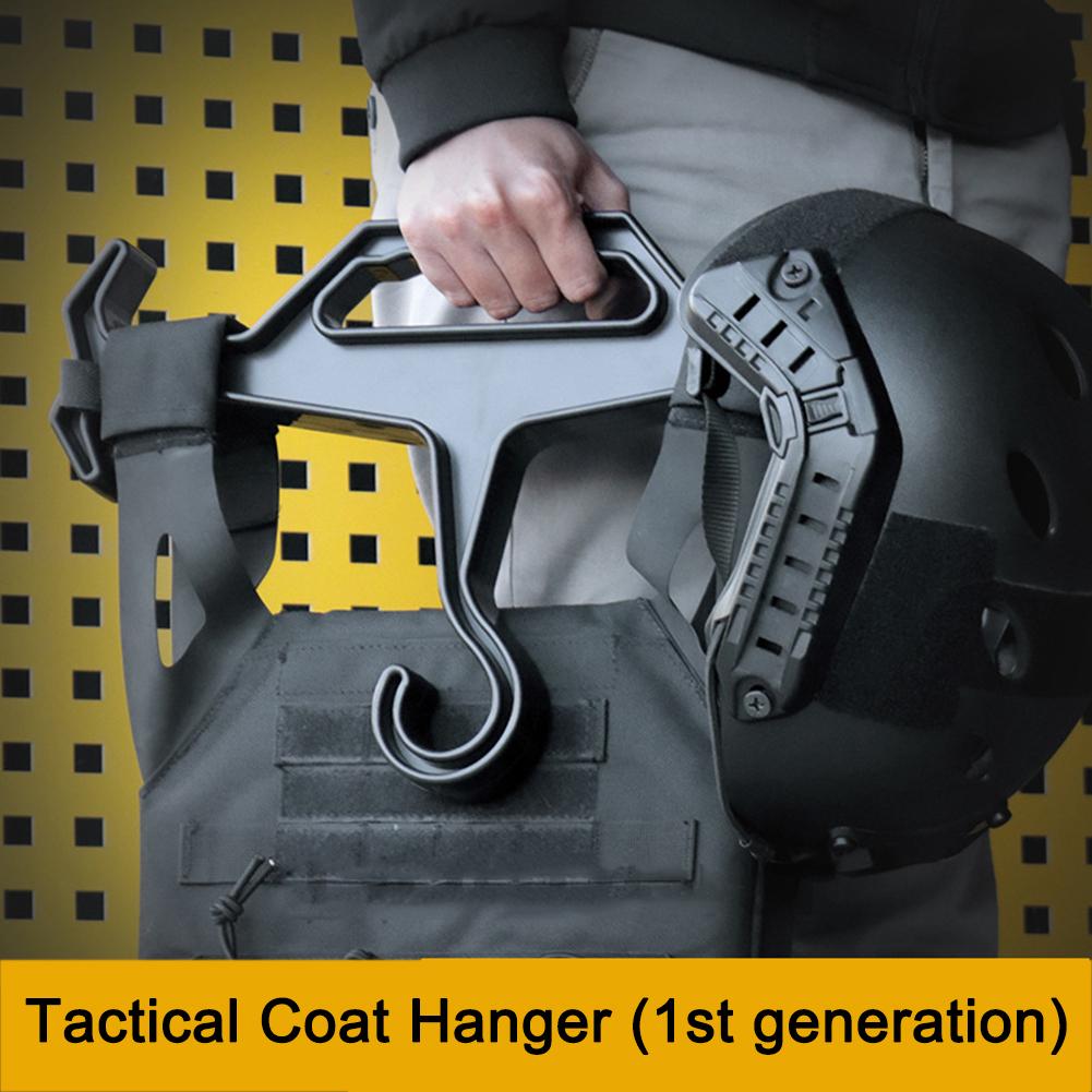 Tactical Hanger Heavy Duty Coat Hanger for Body Armor Vests Wetsuit Hanger Tactical Gear Paintball Military Survival Equipment