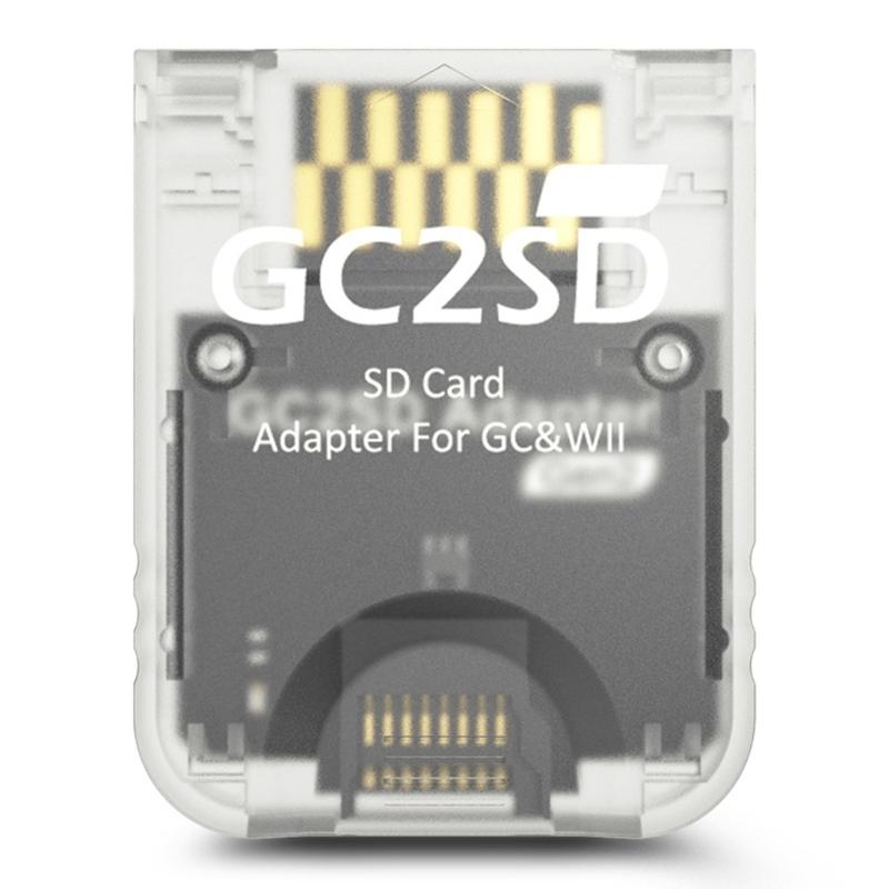 Прозрачный кардридер TF для GC2SD Gen2 Адаптер TF-карты Адаптер игровой карты памяти Улучшает игровой опыт