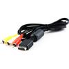 AV Cable - BULK - PS1/PS2/PS3 - Black - Video Cable - Patch Cord