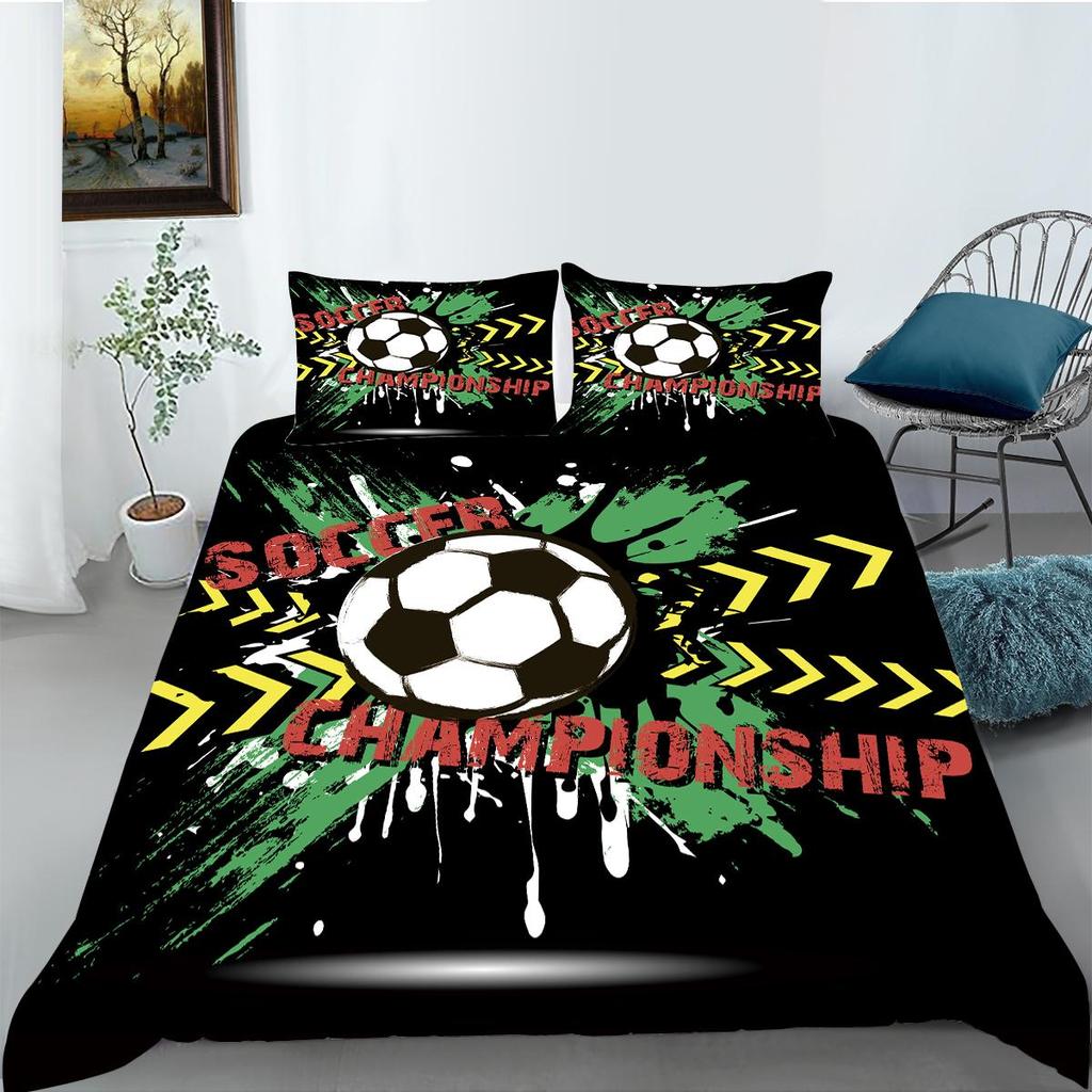 Комплект постельного белья на спортивную тематику, футбольные и другие спортивные серии, пуховые пододеяльники и наволочки с принтом, полноразмерное украшение для дома в Австралии, ЕС, США и Германии.