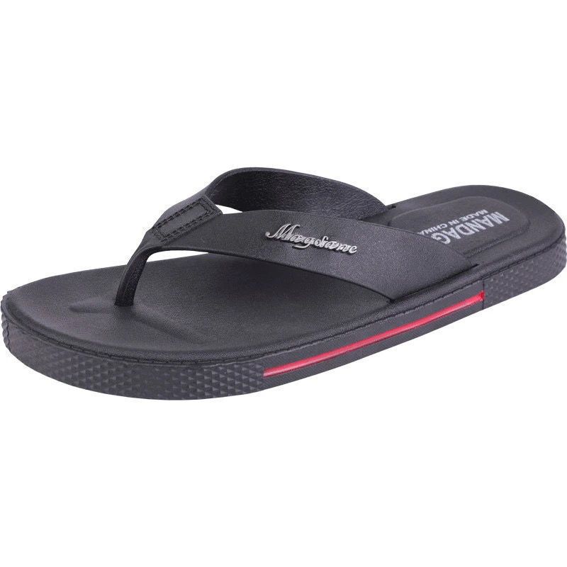 Flip-flops Men's Summer Non-slip Beach Sandals Slippers Wearable Thick Bottom Clip Feet Anti-odor