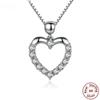 S925 Sterling Silver Heart Pendant Necklace High Quality Fashion Necklace for Women Valentine's Day Gift Fine Jewelry