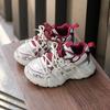 Children's Sneakers Boy Versatile Girls School Running Shoes Fashion Spring Autumn Chunky Kids Causal Basketball Shoes Non-slip