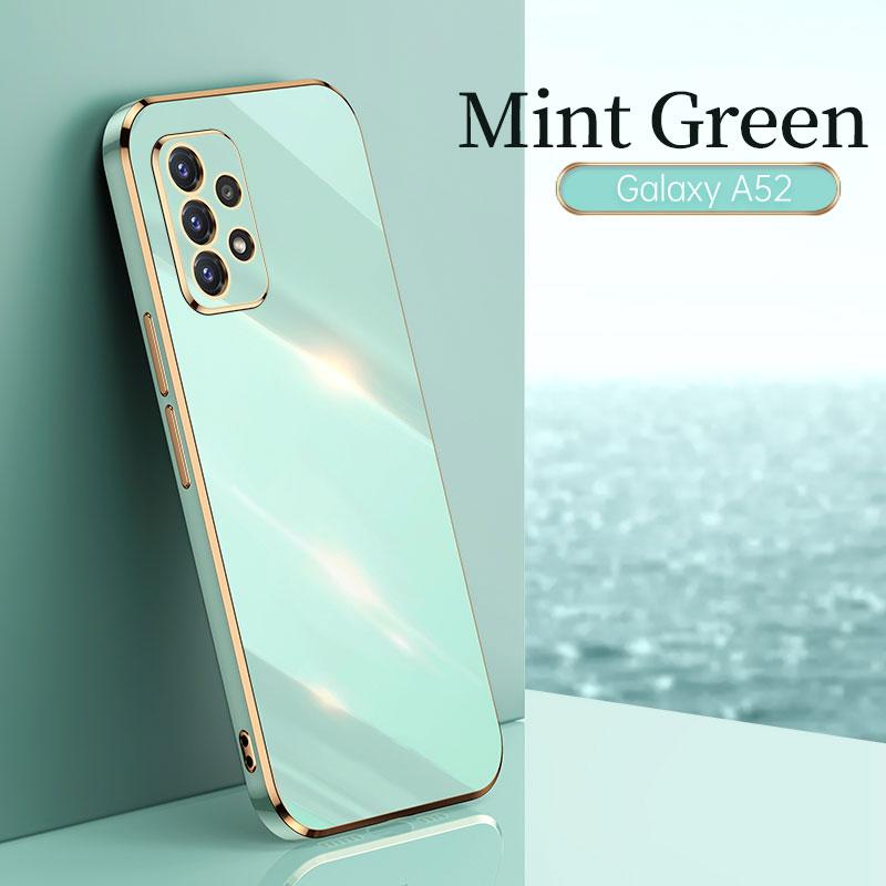 Для Samsung Galaxy A52s 5G Защитный гальванический противоударный чехол Galaxy A52 M14 M23 M33 A73 5G Чехол Силиконовый мягкий ТПУ