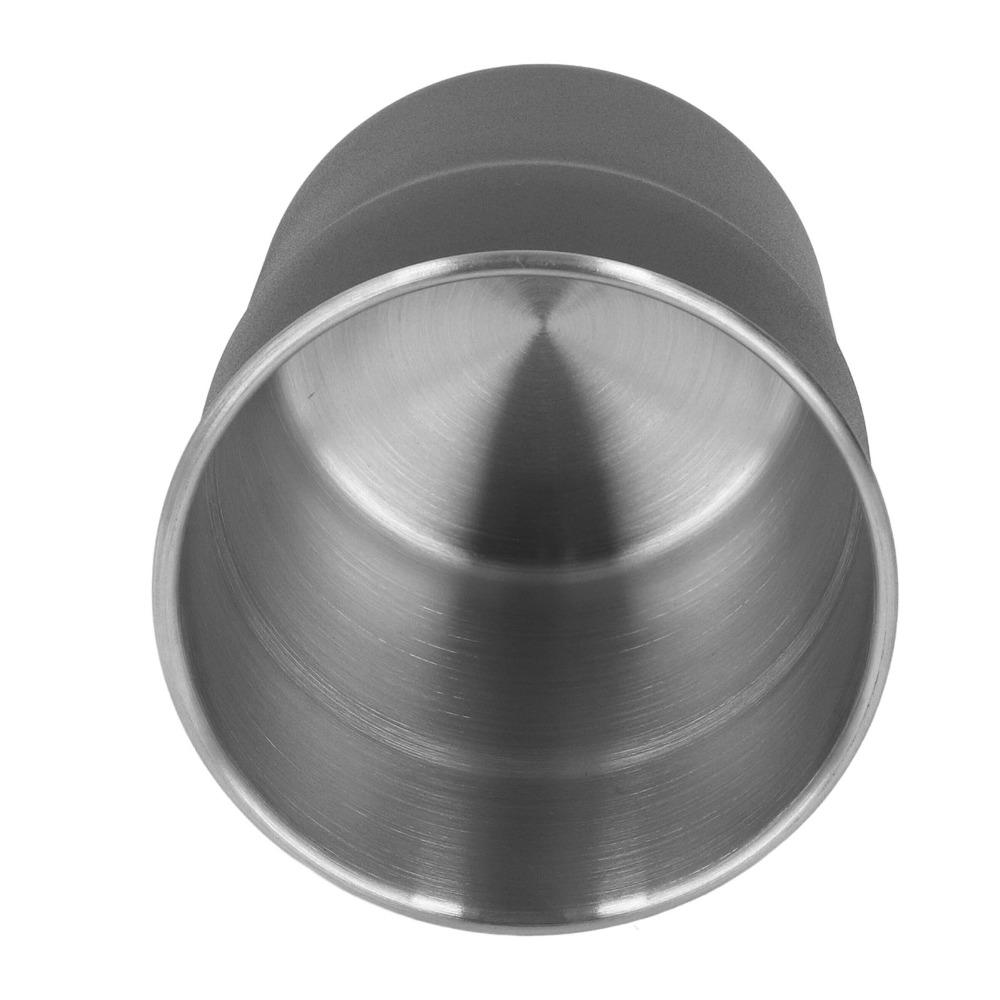 320ml Capacity Stainless Steel Cup Black Coffee Mug Small Size Double Wall Cup Home Use