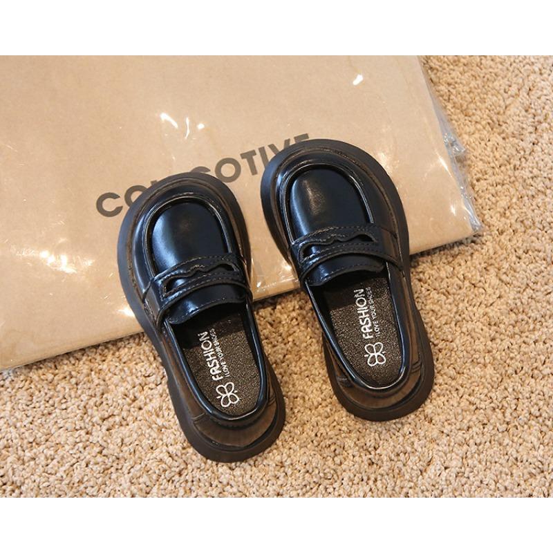 Корейские ретро повседневные детские туфли из кожи, новые осенние туфли в британском стиле