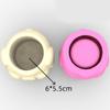 3D Silicone Mold Silicone Casting Mould Cute G Shape Silicone Craft Molds for Making Concrete Resin Flowerpot