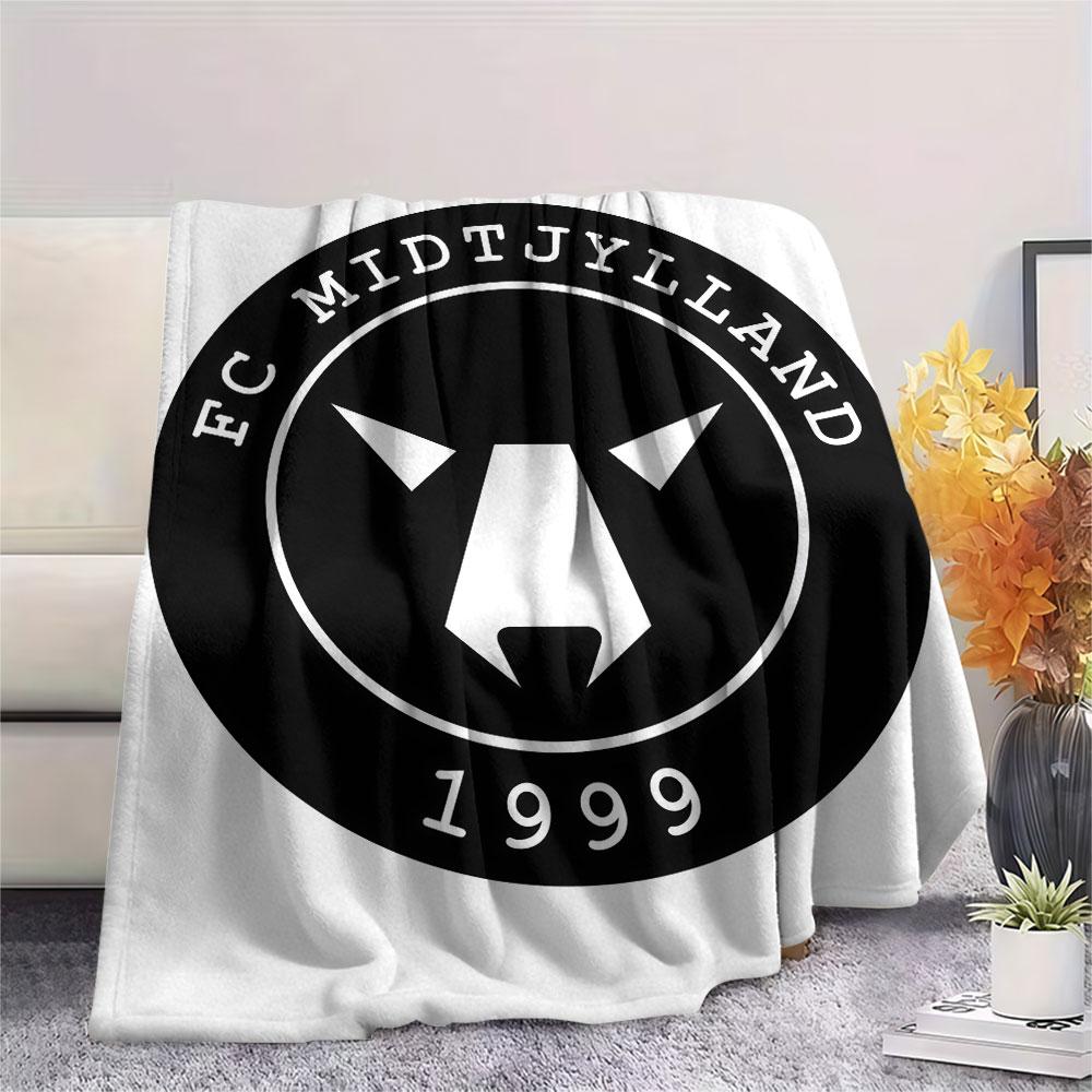 FC Midtjylland FlAannel Blanket, High quality Comfortable for All Seasons, Home Decor, Warmth and Comfort