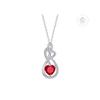 Barbie necklace "Original Design" Infinite Love Red Temperament Niche Versatile Ins Style High-Looking Romantic Heart-beating Gift Box ZJYXL-HJ-204