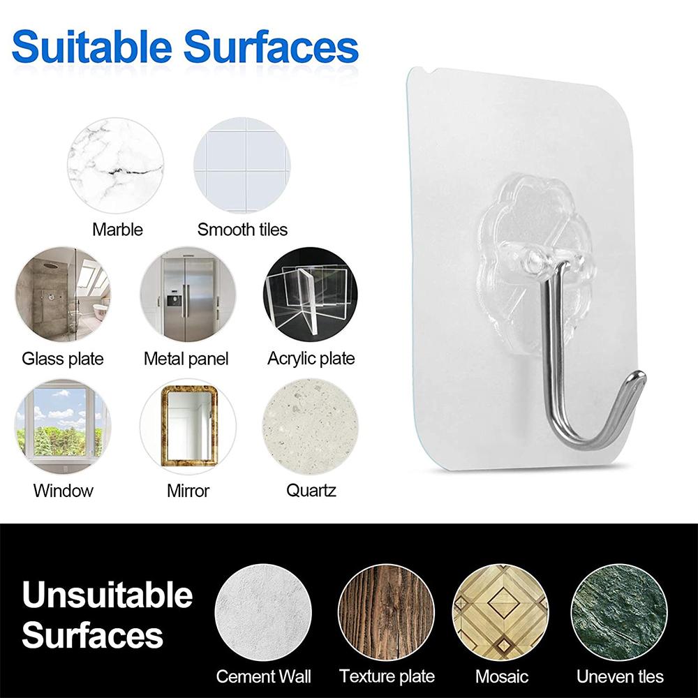 Самоклеящиеся крючки, сверхпрочные дверные и настенные клейкие крючки для кухни, ванной комнаты, офиса, шкафа, подвесные украшения для ключей из ткани для полотенец