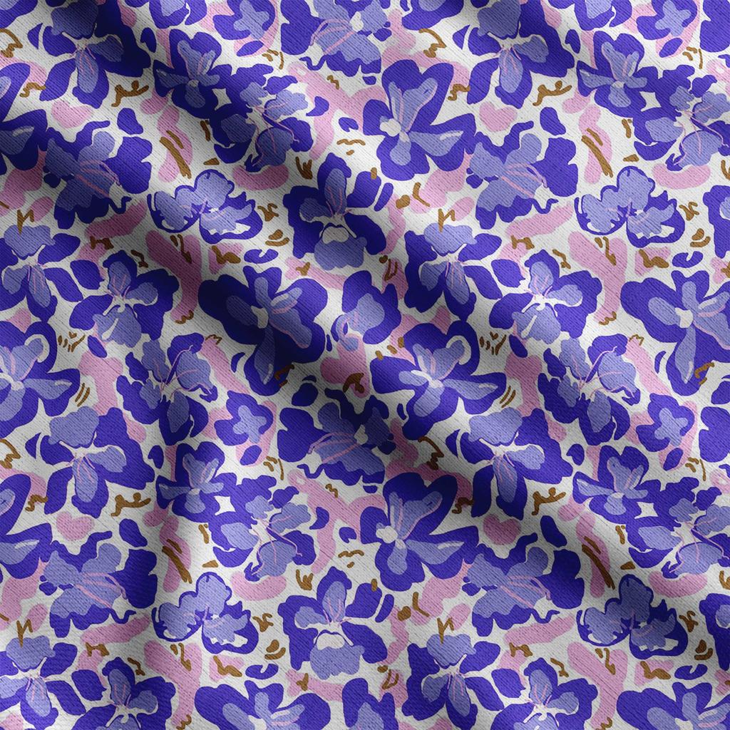 Soimoi Цветочный принт, хлопковый батист, ткань для квилтинга, продаваемая во дворе, хлопчатобумажная ткань средней плотности шириной 42 дюйма,