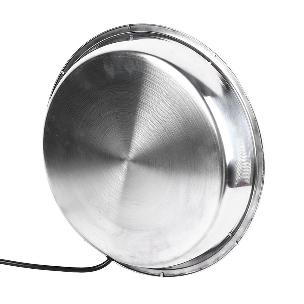 Поилка для птицы с подогревом, устойчивая к укусам, из нержавеющей стали, подогреватель воды для кур для зимы, вилка ЕС