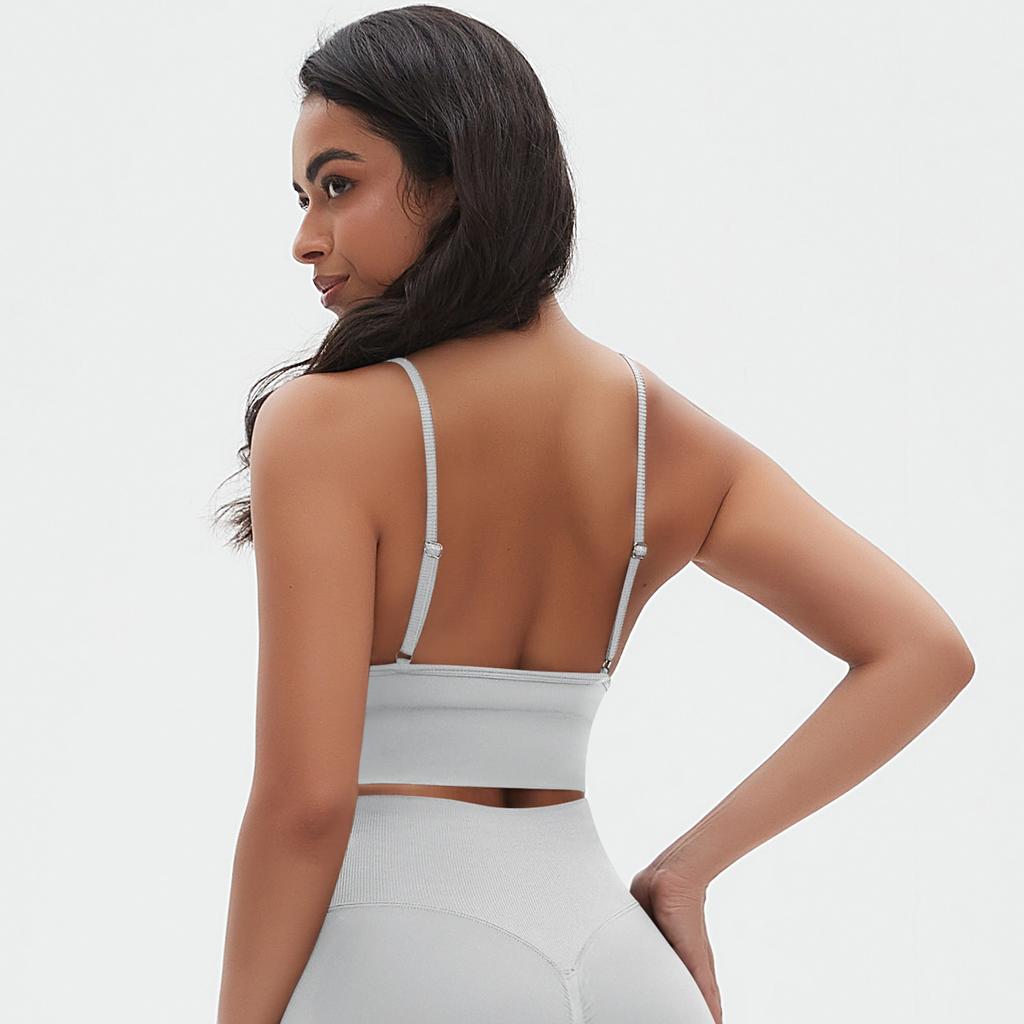 Auroth Женский быстросохнущий жилет для йоги с открытой спиной, нижнее белье для фитнеса, бесшовный спортивный топ для бега