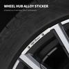 Car Stickers For Alfa Romeo Car Styling 4Pcs Aluminum Wheel Rim Sticker Decal For Alfa Romeo Giulia Stelvio Giulietta 156 159 14