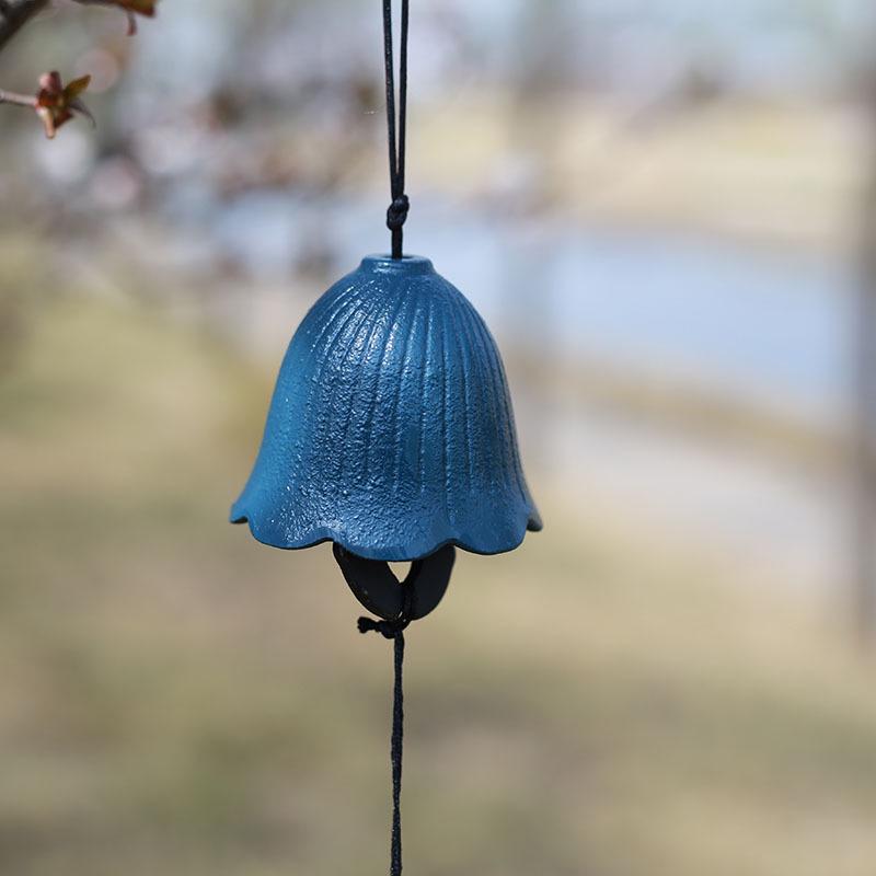 Чугунный колокольчик ветра: Ретро-колокольчики в китайском и японском стиле для балкона или внутреннего двора