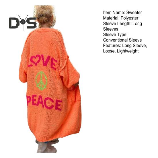 Женский свитер, куртка, легкий термовязаный кардиган, однотонный, с длинным рукавом, элегантное пальто для повседневной носки, работы, шопинга