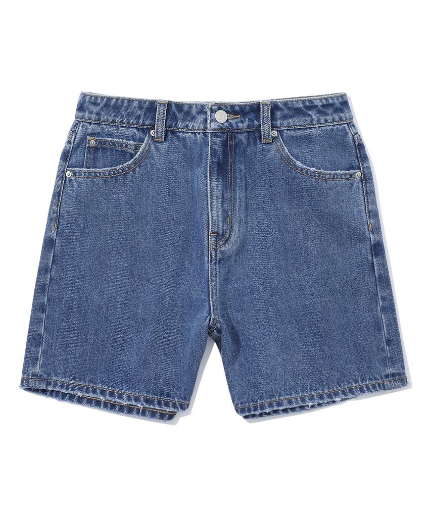 COVERNAT WOMAN Denim Shorts Blue