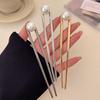 Imitation Pearl Hairpins for Women Girls Elegant Hair Clips Metal U-shaped Hairpins Hairstyle Design Tools