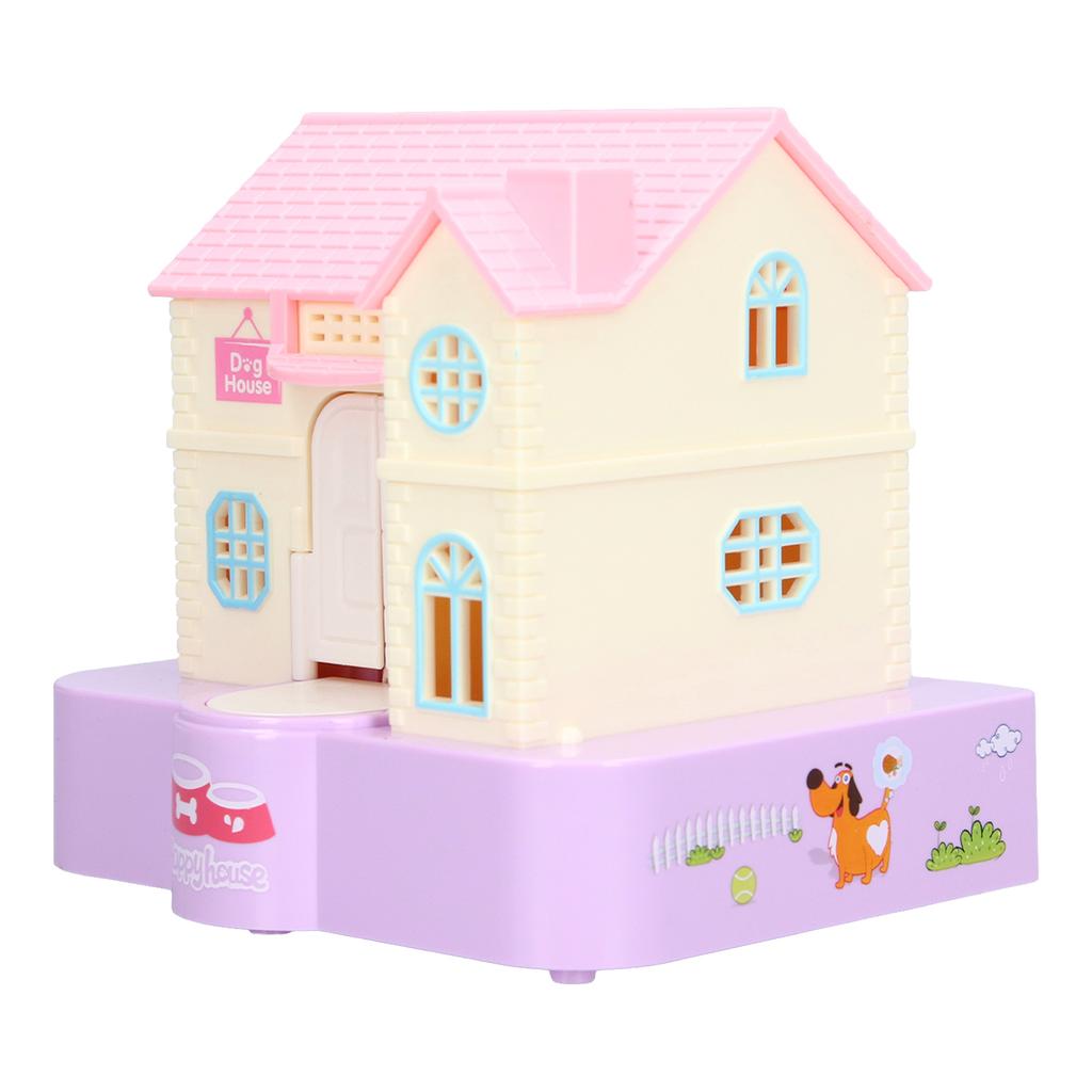 Doghouse Money Saving Box Автоматическое глотание монет со световыми музыкальными эффектами Игрушка в подарок