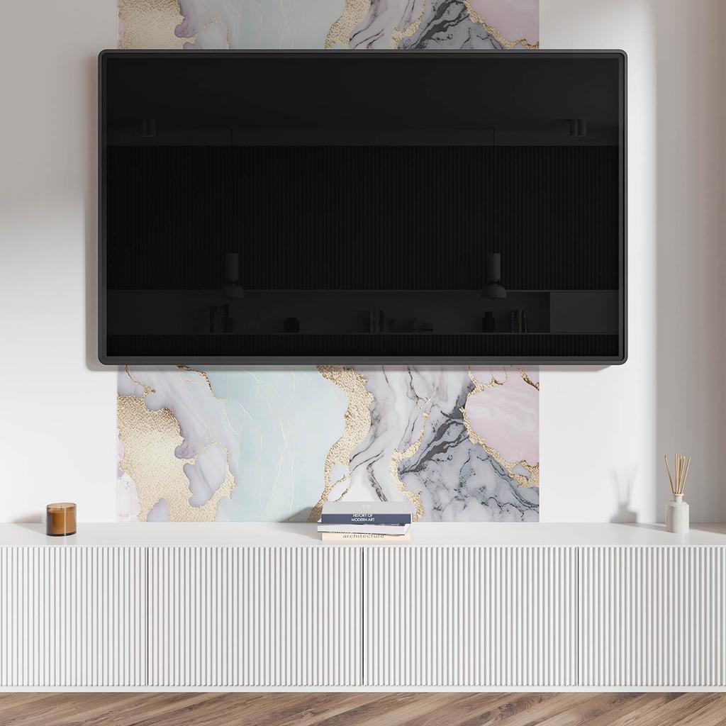 Dekoracyjny Panel Winylowy Samoprzylepny - Do Przedpokoju 120X60 Cm Abstrakcyjny Wzór Marmuru