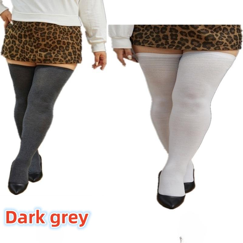 Woman Thigh High Socks Extra Large Size Knee High Stocking Over Knee Socks Plus Big Size Socks