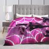 Cartoon H-Hazbin HotelS Flannel Blanket Winter  Warm Soft Bedding Throws for Child Home Decor Funny Bedspread Sofa Bed Cover