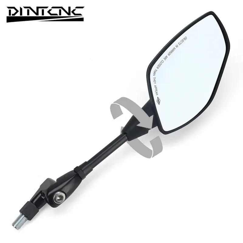 Universal for M8 M10 Modified Motorcycle Rearview Mirror with Adjustable Mirror Height Rear View Side Mirror Moto Accessories