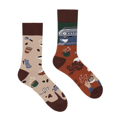 Кофе - разноцветные носки 44-46