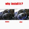 For Toyota CHR C-HR  201718 19 20   ABS carbon fiber Car Steering Wheel Trim direction control  Decoration Accessories