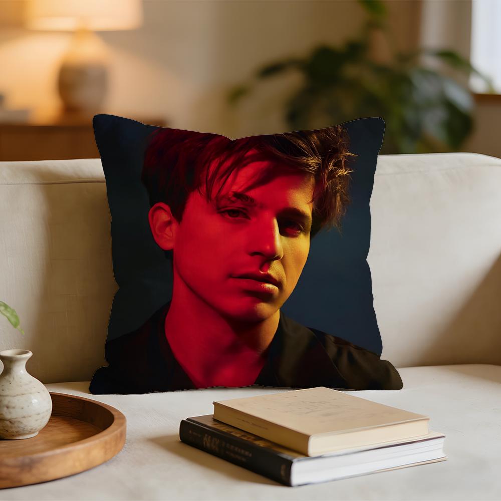Hot Singer CCharlie PuthS Cushion Cover Short plush pillowcase for bed sofa carwashable