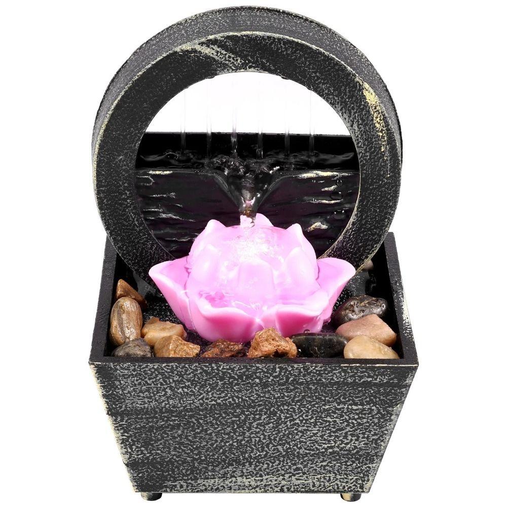 Изысканный настольный водопад пластиковый мини-фонтан настольный фонтан гостиная