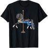 Black Stallion Carousel Horse T-Shirt