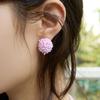 FANTASTIC PLANET blossom party beads earrings (4colors)