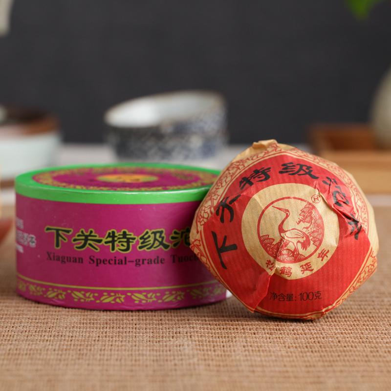 Сырой Пуэр Ся Гуань 2017 Юньнань Те Туо Шен Пуэр Чай Туоча 100г