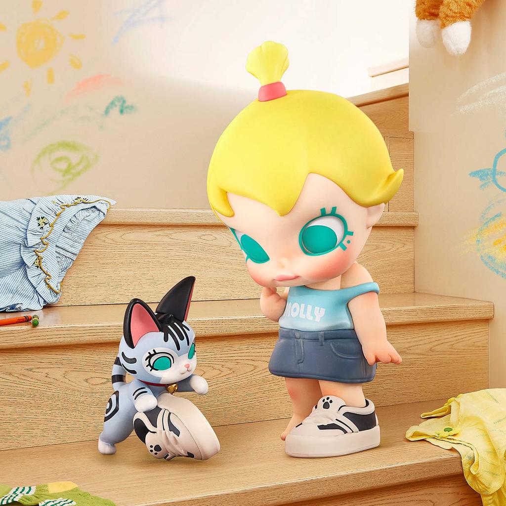 POP MART Фигурки Серии 'Малышка Молли и Малыш Табби' Blind Box