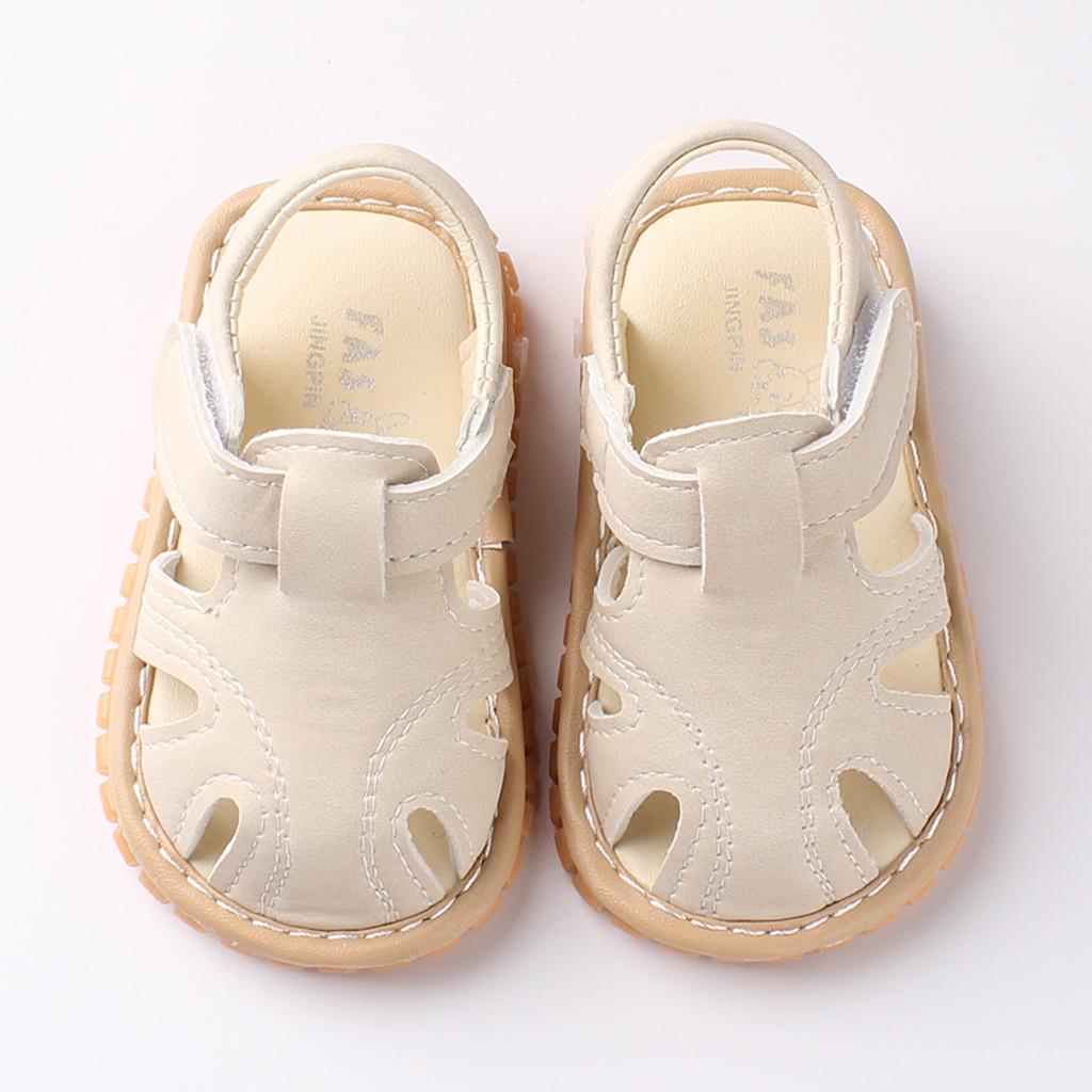 Newborn Baby Girls Boys Roman Shoes Sandals First Walkers Soft Sole Shoes