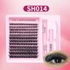 30/40/50/100D DIY Segmented False Eyelashes Kit Thick and Curly DIY Eyelash Extension