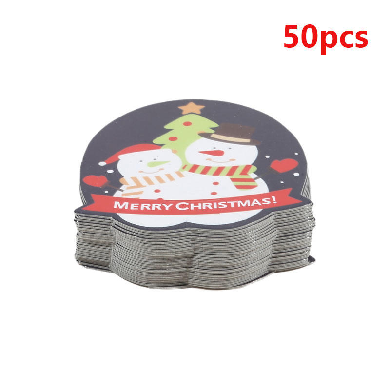 Множество стилей на выбор Праздничная мультяшная леденцовая декорация Бумажная карточка