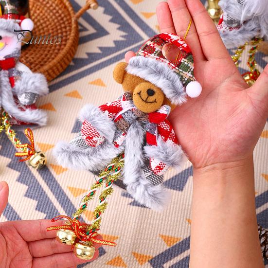Рождественский кулон тонкой работы, рождественская елка, подвесная кукла, украшение для вечеринки, праздничное украшение дома