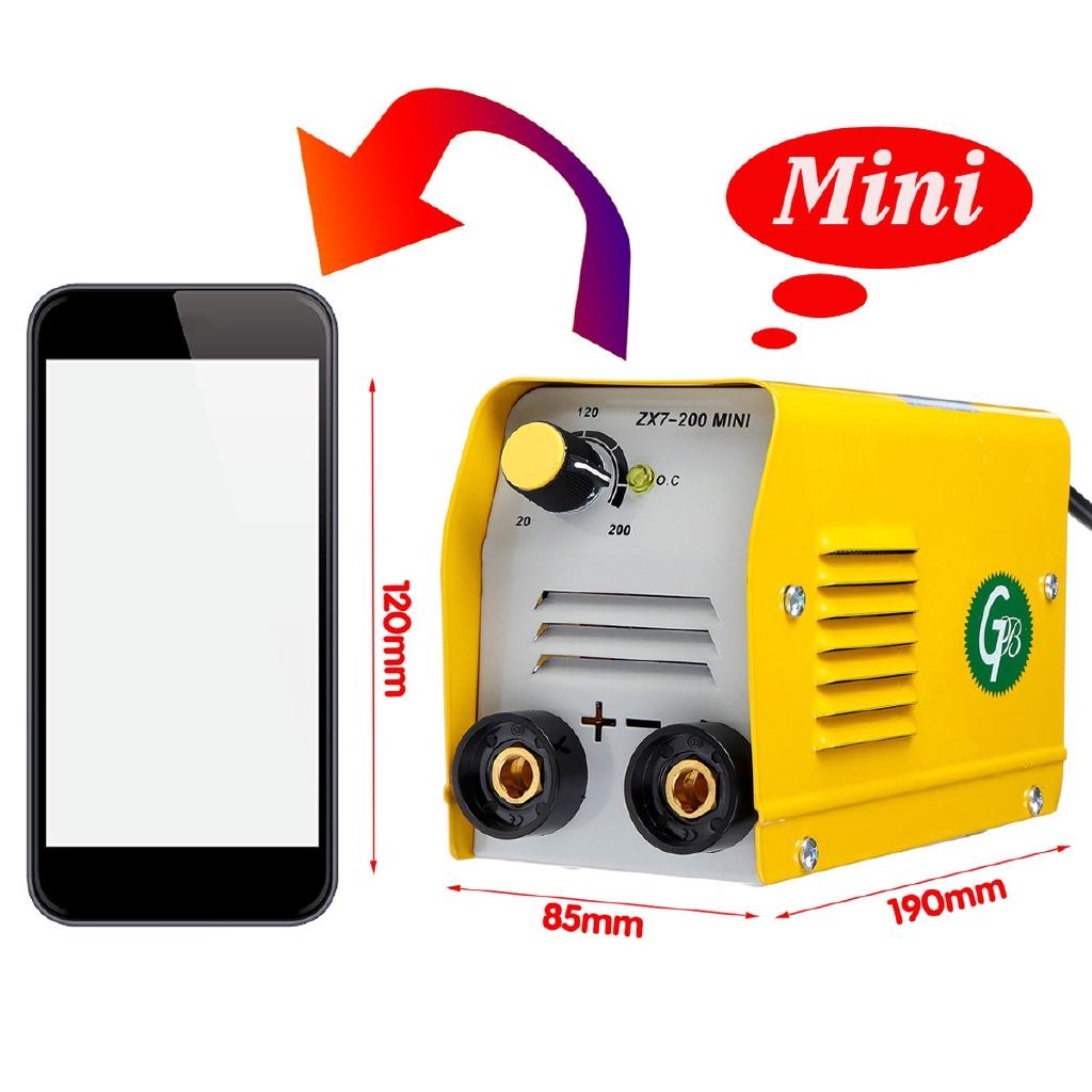 ZX7-200 220V 50-60Hz Welders With Insulated Electrode Inverter Portable Mini Electric Arc Force Welding Machine